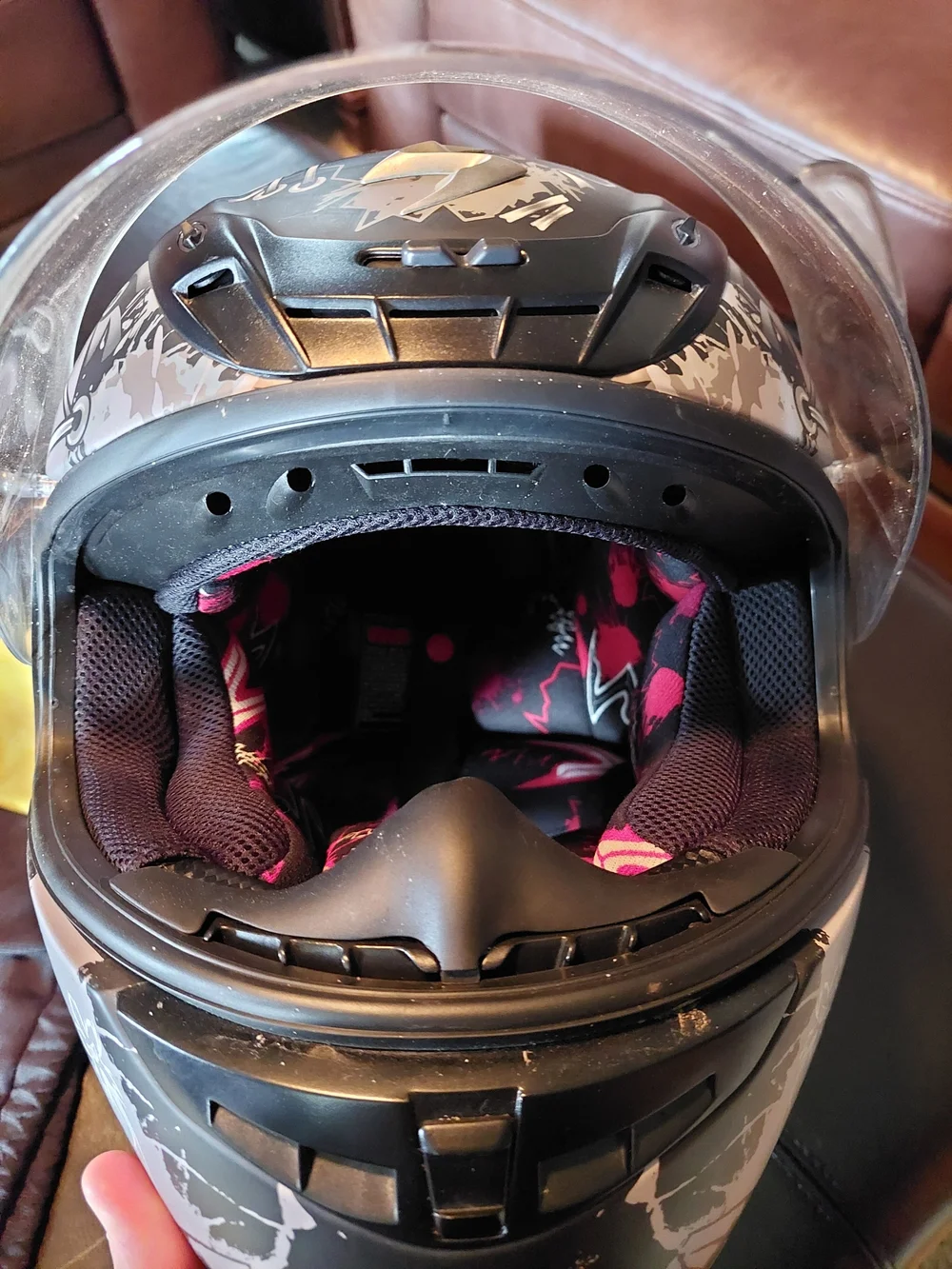 Scorpion EXO Black Graphic Full-Face Motorcycle Helmet - Picture 3 of 11